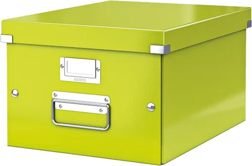Miniatura 26 de Leitz Caja de almacenamiento A5, rango de clic y tienda 60430001 - Caja de almacenamiento pequeña, blanca A5 Azul (Ice Blue)