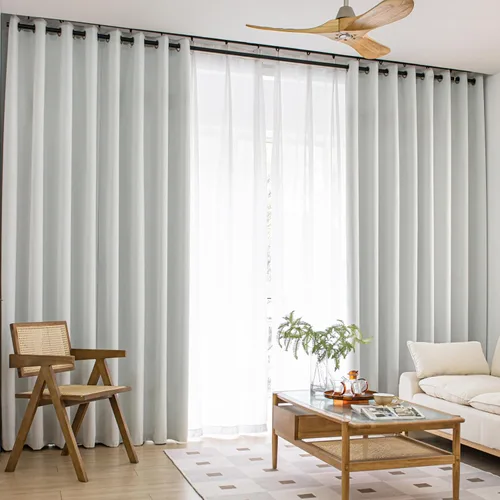 Juego de 2 paneles de cortinas opacas, con ojales, aislamiento térmico, ahorro de energía y reducción de ruido, para dormitorio, sala de estar,