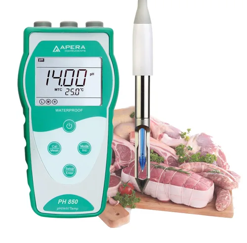 Miniatura 5 de Apera Instruments Value Series PH850-MS Kit de medidor de pH portátil para muestras pequeñas y tubos de ensayo