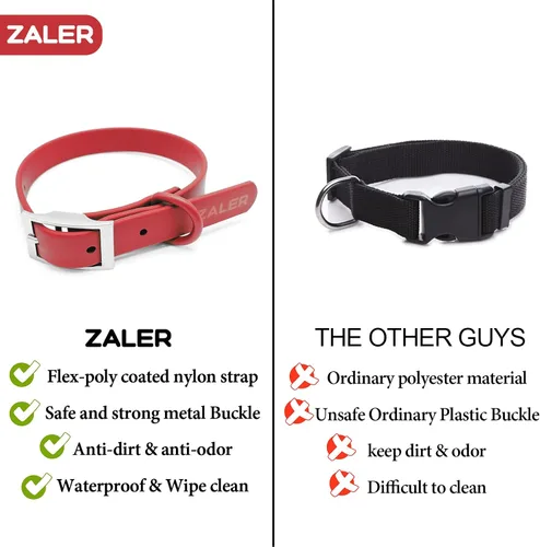 Miniatura 3 de ZALER Collar de perro impermeable, ajustable, a prueba de olores, fácil de limpiar, collares suaves y cómodos para mascotas para perros grandes