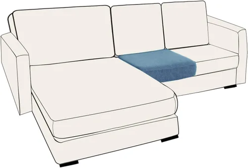 Miniatura 146 de UNBBRRL Fundas de cojín de asiento para sofá, elásticas, funda de cojín individual para sofá, fundas de cojín para sofá, fundas de héroe protegen