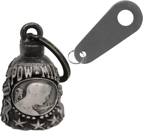 Miniatura 18 de Campana de motocicleta con colgador para motociclista, campanas de motociclista de buena suerte y accesorios de motocicleta, campana de la suerte