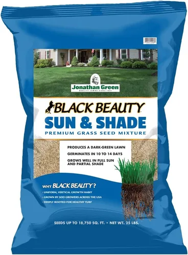 Miniatura 9 de Jonathan Green (12004) Black Beauty Sun & Shade - Semilla de césped de temporada fría (15 libras)