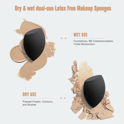 Miniatura 4 de FERYES Soporte para Esponja de Maquillaje con Esponja de Maquillaje – Estuche de Silicona Ecológica para Mezcladora de Belleza y Esponja de Base 2