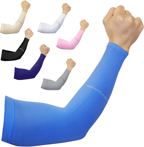 Mangas de brazo para hombres y mujeres de trabajo, 1 par de protección solar UV UPF manga larga tatuaje cubre mangas para cubrir las mangas de los