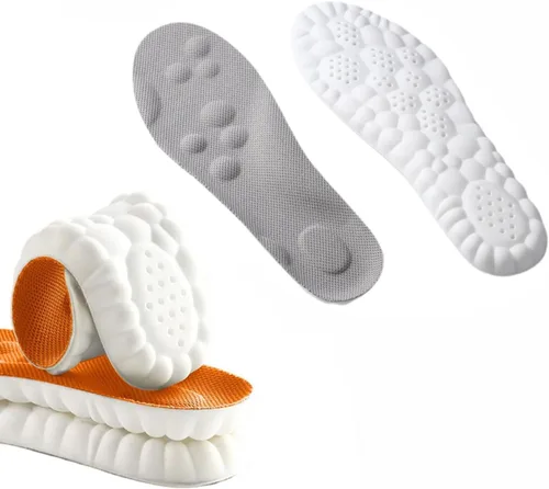 Plantillas Masajeadoras para tartas, 2026 Confort Transpirable Plantilla Transpirable y Amortiguador Mejora la Postura para Mujer (Gris, Hombres