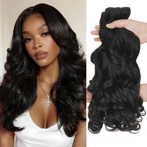 Miniatura 80 de Extensiones de cabello con clip de 12 pulgadas, rizado birmano, negro natural, extensiones de cabello con clip rizado birmano, cabello humano real