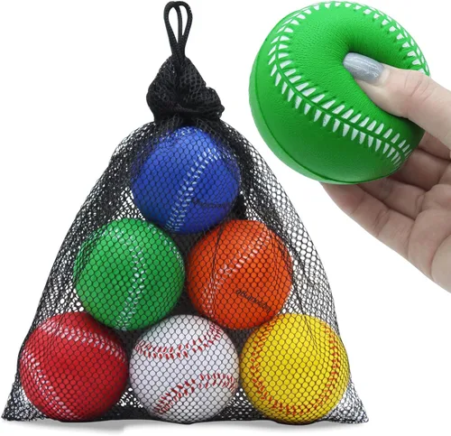 Miniatura 21 de Magicorange Béisbol, Bolas de Espuma para Entrenamiento de Béisbol Bolas de Práctica sin Marcado para Golpear, Lanzamiento Suave, Bateo, Campo