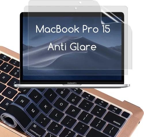 KEANBOLL Paquete de 2 protectores de pantalla mate antirreflejos para Apple MacBook Pro de 15 pulgadas Retina Display 2012-2015 (modelo: A1398) con