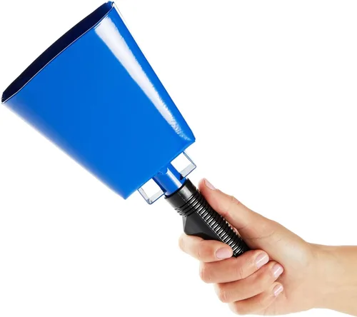 Miniatura 9 de Blue Panda Cencerros para eventos deportivos, cencerro azul de 9.5 pulgadas con asa, paquete de 2 – Hacedores de ruido deportivo para fútbol y fútbol
