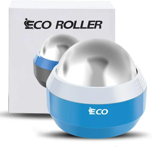 Miniatura 10 de Bola de rodillo de masaje frío iECO Cryosphere - Bola de masaje para alivio de frío y calor, liberación miofascial, terapia de puntos de activación
