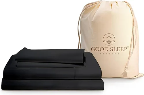 Miniatura 10 de Good Sleep Bedding Juego de sábanas tamaño individual, sábanas 100% algodón egipcio, suaves, 3 piezas, cama de calidad de hotel, juego de sábanas