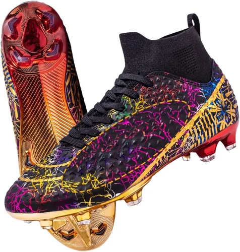 Maylrvjv Tacos de fútbol unisex ligeros zapatos de fútbol para hombres y mujeres
