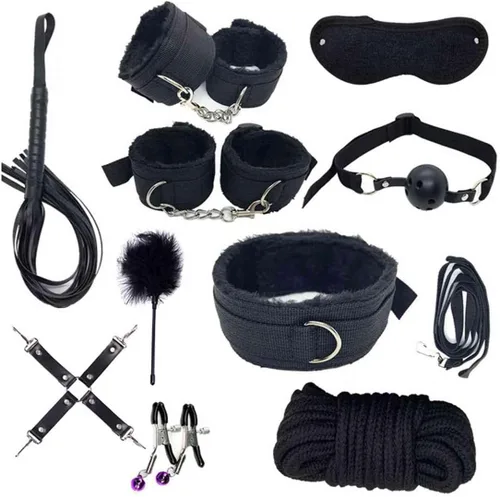 Kit de restricción de cama para parejas debajo de la cama King, esposas sexuales y restricciones para correas de cama, juego de cuerda y cuerda de