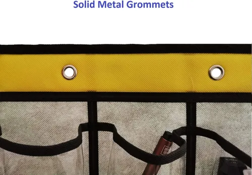 Miniatura 6 de Organizador de teléfonos celulares para aula, soporte para calculadoras, para colgar sobre la puerta, organizador de joyas, armario, ropa