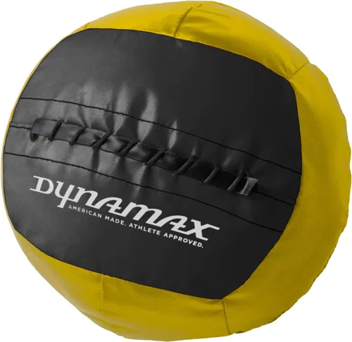 Miniatura 20 de Dynamax Standard Medicine Ball, 4–30 lb Soft Shell Wall Ball, 14-Inch Weighted Exercise Ball for Strength Training, Core Workouts, Conditioning &