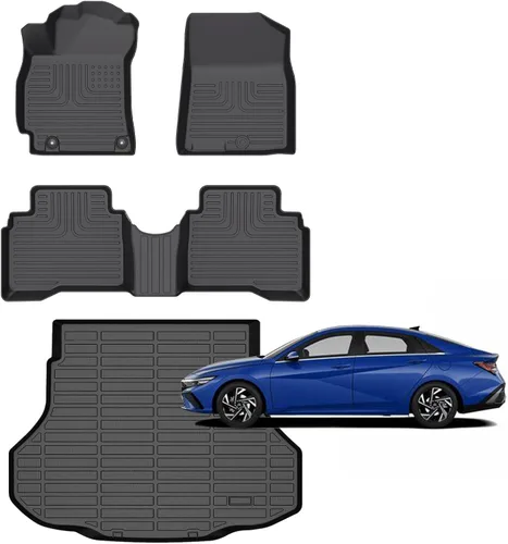Miniatura 25 de Alfombrillas antideslizantes para automóvil, alfombrillas para todo tipo de clima, accesorios de forro para maletero