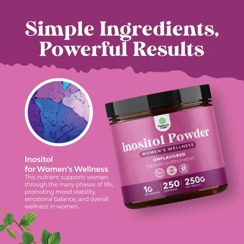 Miniatura 9 de Polvo de mio-inositol y D-Chiro Inositol Premium - Suplemento de apoyo de fertilidad con mio-inositol - Restaura el equilibrio y la claridad