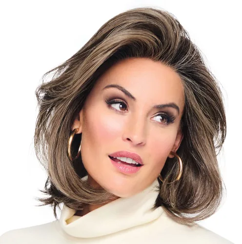 Miniatura 24 de Raquel Welch Flying Solo - Peluca de página para niño, 100% atada a mano por ropa de pelo, gorra pequeña promedio, RL4/10SS Iced Java Java helado