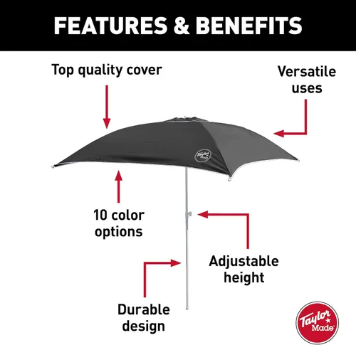 Miniatura 4 de Sombrilla para sol Taylor Made Products AnchorShade III, negro