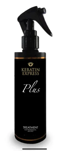 Keratin Express Plus 4 FL oz Tratamiento alisador profesional para el cabello hasta 12 semanas. No lo use en mujeres embarazadas, niños y lactantes.