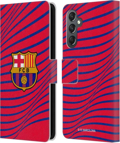 Miniatura 98 de Head Case Designs Funda de piel con licencia oficial del FC Barcelona Barca Crest Graphics para Samsung Galaxy A06 4G