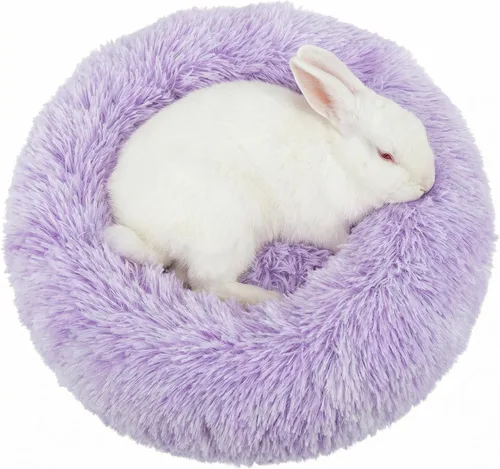 Miniatura 11 de Cama de Conejo Escondite de Conejo Grande Suave y Cómoda Ropa de Cama para Animales Pequeños Alfombrilla de Cama Acogedora Refugio Cálido Accesorios