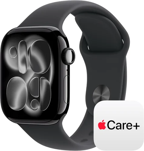 Miniatura 16 de Apple Reloj inteligente de la serie 11 [GPS de 1.654 in] con caja de aluminio plateado con correa deportiva de niebla morada - S/M. Puntuación