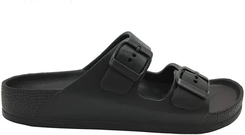 Miniatura 4 de FUNKYMONKEY Sandalias planas de EVA ajustables con doble hebilla para hombre