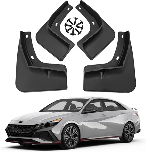 Protectores de barro para automóvil, compatible con Hyundai Elantra 2021 2022 2023, accesorios de repuesto para automóvil, guardabarros delantero y