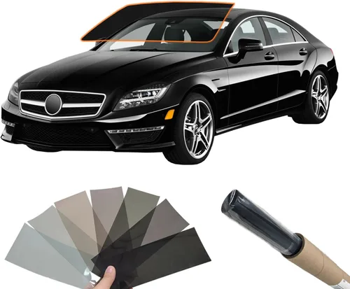 Miniatura 33 de MotoShield Pro Kit de tintado de ventana automática Personalizar sombra: Película de tinte precortada de carbono 5% - 50% para todos