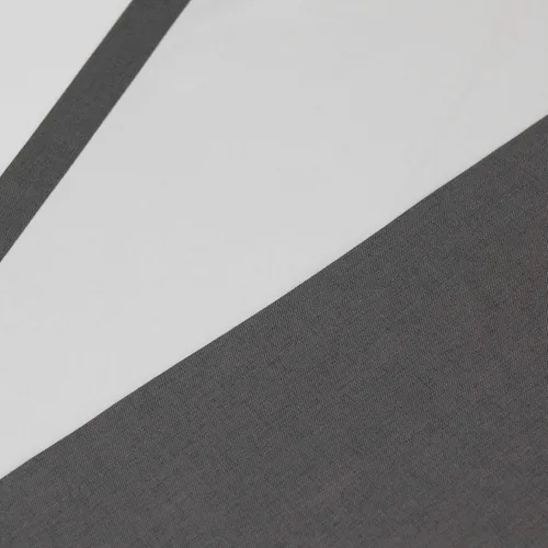 Miniatura 7 de Best Home Fashion ZeroLight - Cortinas opacas térmicas con ojales texturizados, 100 % de lino, color gris oscuro, 52 pulgadas de ancho x 63 pulgadas