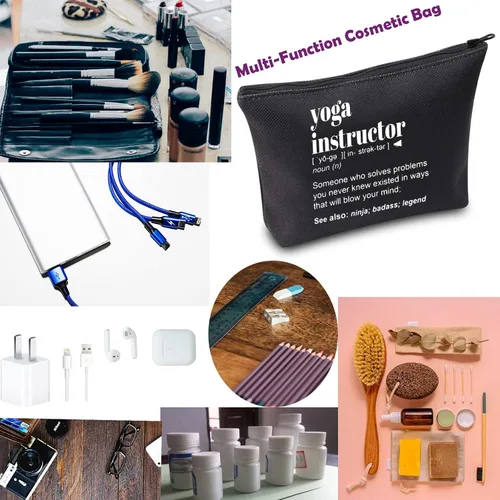 Miniatura 9 de TSOTMO Instructor de yoga Bolsa de maquillaje Bolsa de maquillaje Profesor de yoga Regalo de agradecimiento Instructor de yoga Regalo