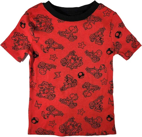 Miniatura 4 de SUPER MARIO Conjunto de pijama de cuatro piezas para niños