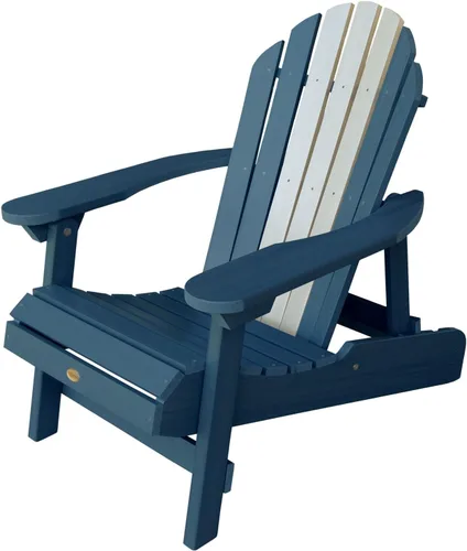 Miniatura 15 de Highwood Hamilton - Silla Adirondack plegable y reclinable fabricada en Estados Unidos, tamaño adulto, eucalipto