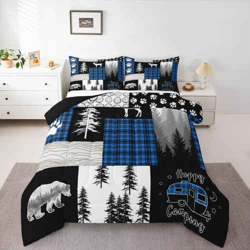 Miniatura 15 de Erosebridal Juego de ropa de cama con diseño de mariposas de dibujos animados, decoración de habitación de niñas, animales salvajes, mariposas rosas