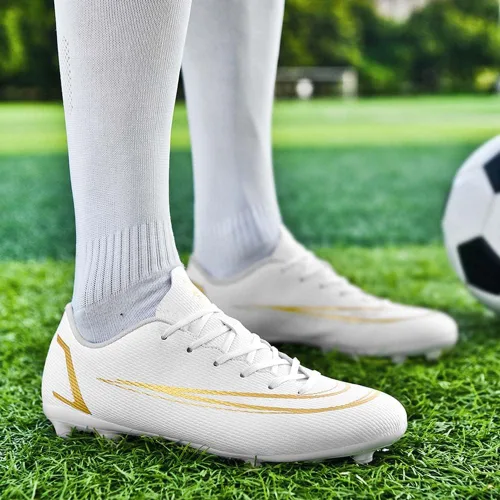 Miniatura 6 de Niber Tenis de fútbol unisex AG para entrenamiento juvenil en interiores tenis de fútbol atlético equipo de fútbol TF 22zn-cd-awhite 4 niños grandes