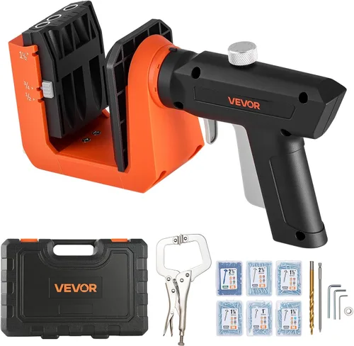 Miniatura 14 de VEVOR Kit de Plantilla de Agujero de Bolsillo, Ajustable de 0.47 a 1.89 pulgadas, Sistema de Plantilla para Agujeros de Bolsillo con Taladro