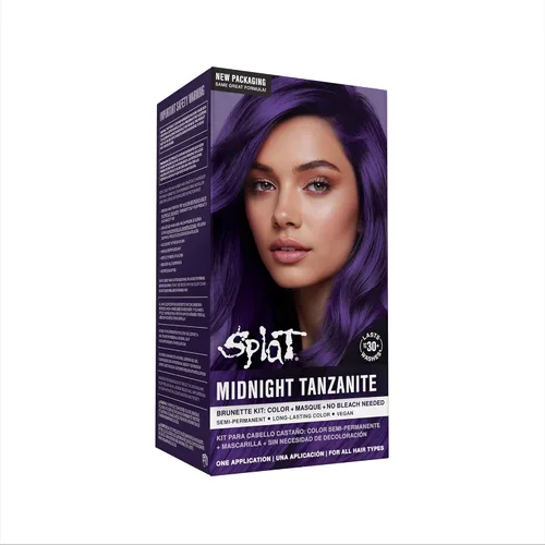 Miniatura 22 de Splat Hair Splat Rebellious Colors 30 Wash - Kit de coloración para el cabello, jade medianoche, 6 onzas Jade(Midnight Jade)