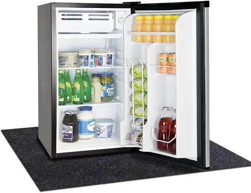 Alfombrilla para refrigeradores debajo de bebidas, antideslizante, absorbe agua, protege el suelo del agua y derrames, antideslizante resistente al