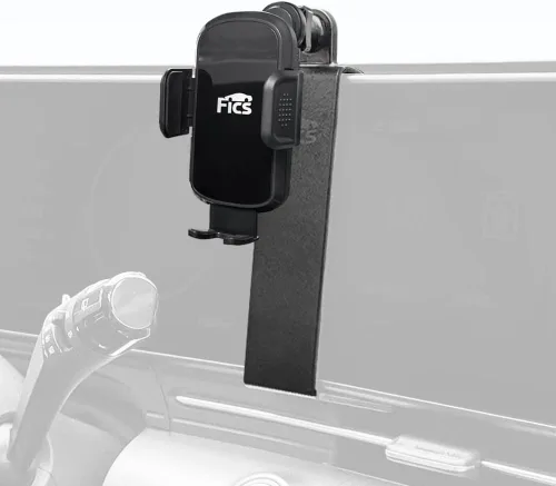 Miniatura 10 de FICS Soporte de teléfono de coche para Hyundai KONA 2021, 2022, 2023 – Montaje personalizado para integración de pantalla sin costuras, accesorios