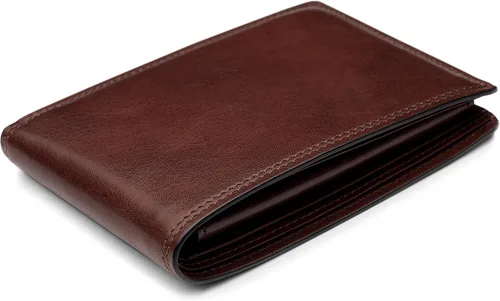 Miniatura 3 de Bosca Cartera de piel de crédito para hombre con pasaporte de identificación