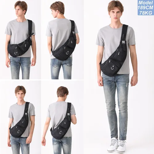 Miniatura 78 de Nicgid Sling Bag - Mochila bandolera para hombre), LYSB01NH075BJ-SPRTSEQIP