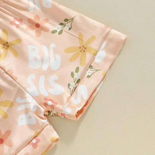 Miniatura 85 de Conjunto de pijama de manga larga con botones para niña pequeña, conjunto de ropa de dormir