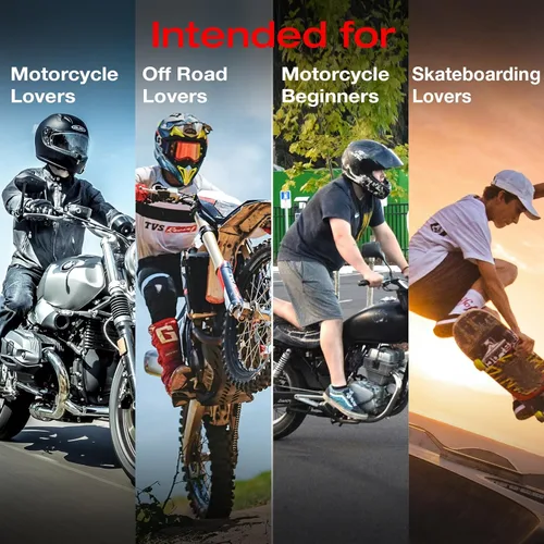 Miniatura 7 de Scoyco Rodilleras y espinilleras para motocicleta para hombres - Equipo de protección CE Nivel 1 con diseño de flexibilidad de rodilla de 45°-180°