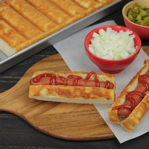 Miniatura 4 de USA Pan - Molde para pan antiadherente New England para hot dog y roll de langosta, acero aluminizado