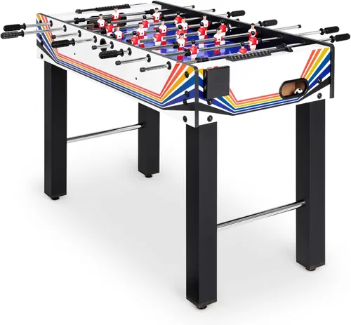 Miniatura 11 de Best Choice Products Mesa de futbolín para niños y adultos, mesa de juegos de fútbol con 2 bolas, 2 soportes para tazas, asas ergonómicas, barras