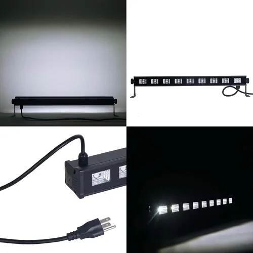 Miniatura 7 de Efavormart - Barra de luz LED de 27 W, 9 LED de alto rendimiento blanco con soporte ajustable de 360° para recepción de boda, exhibición de arte