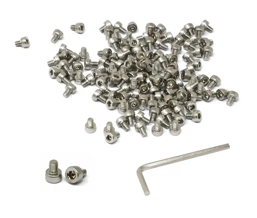 Miniatura 247 de iexcell 25 piezas M4 x 60/65/70/75/3.150 in paso de rosca 0.028 in acero inoxidable 304 cabeza hexagonal Tornillos Tornillos surtido Kit