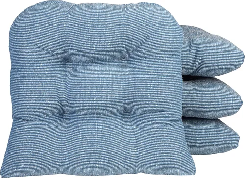 Miniatura 73 de Klear Vu Gripper Overstuffed - Cojines universales antideslizantes para silla de comedor para decoración de cocina o uso de oficina, almohadilla